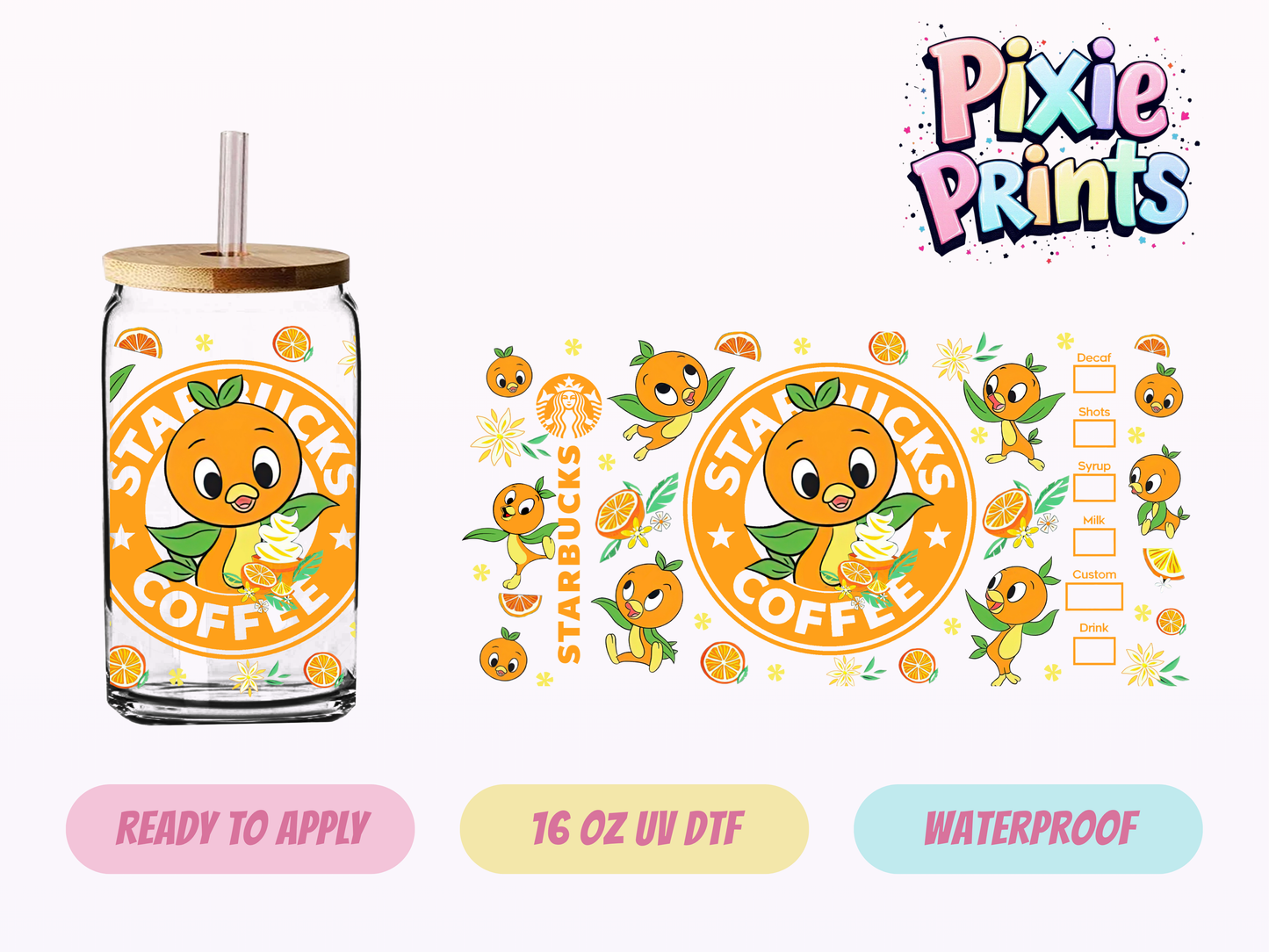 UVDTF #3190 16 OZ Tumbler Wrap