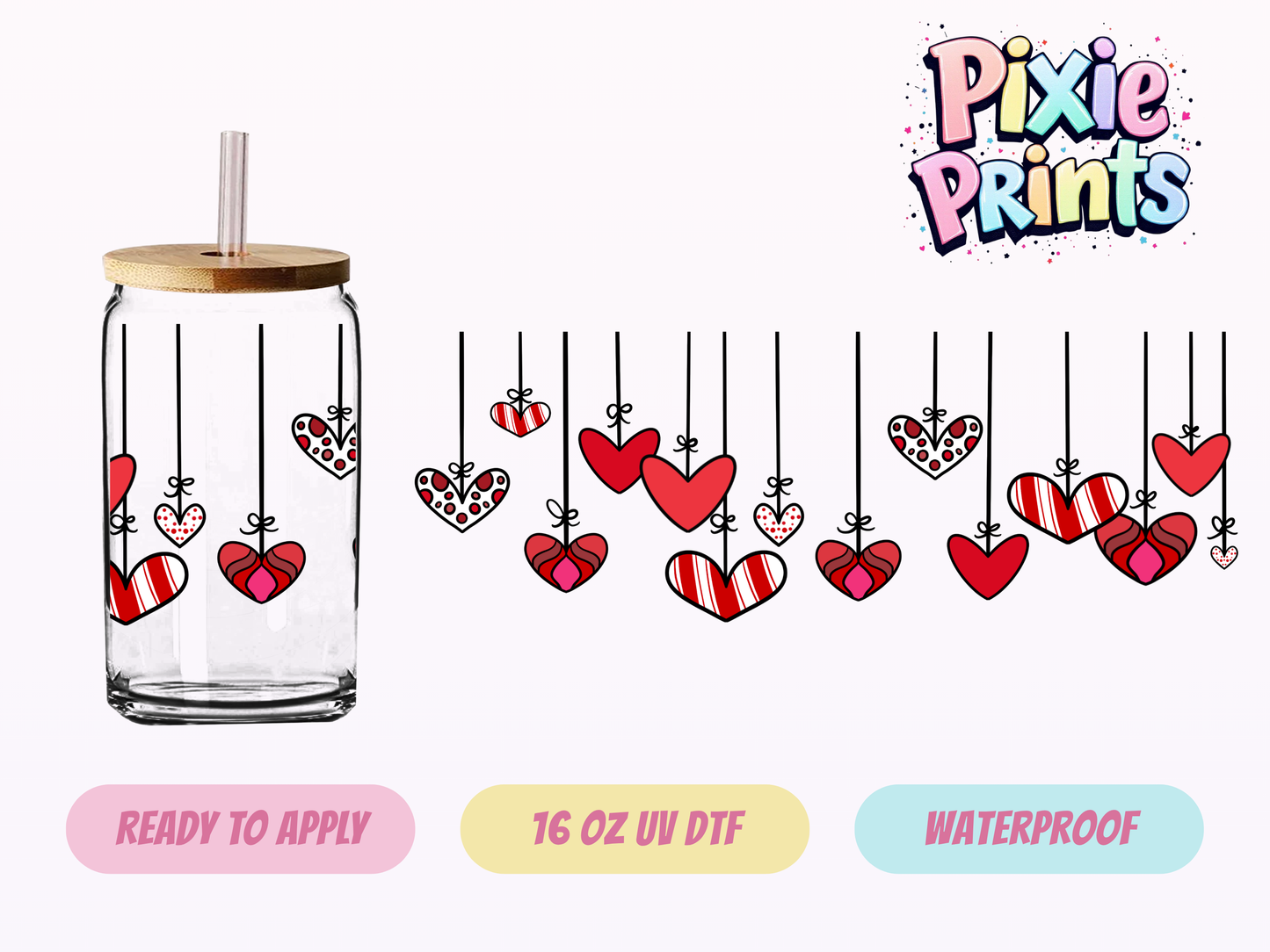 UVDTF #7210 16 OZ Tumbler Wrap