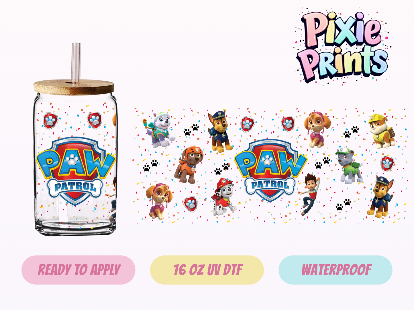 UVDTF #7117 16 OZ Tumbler Wrap