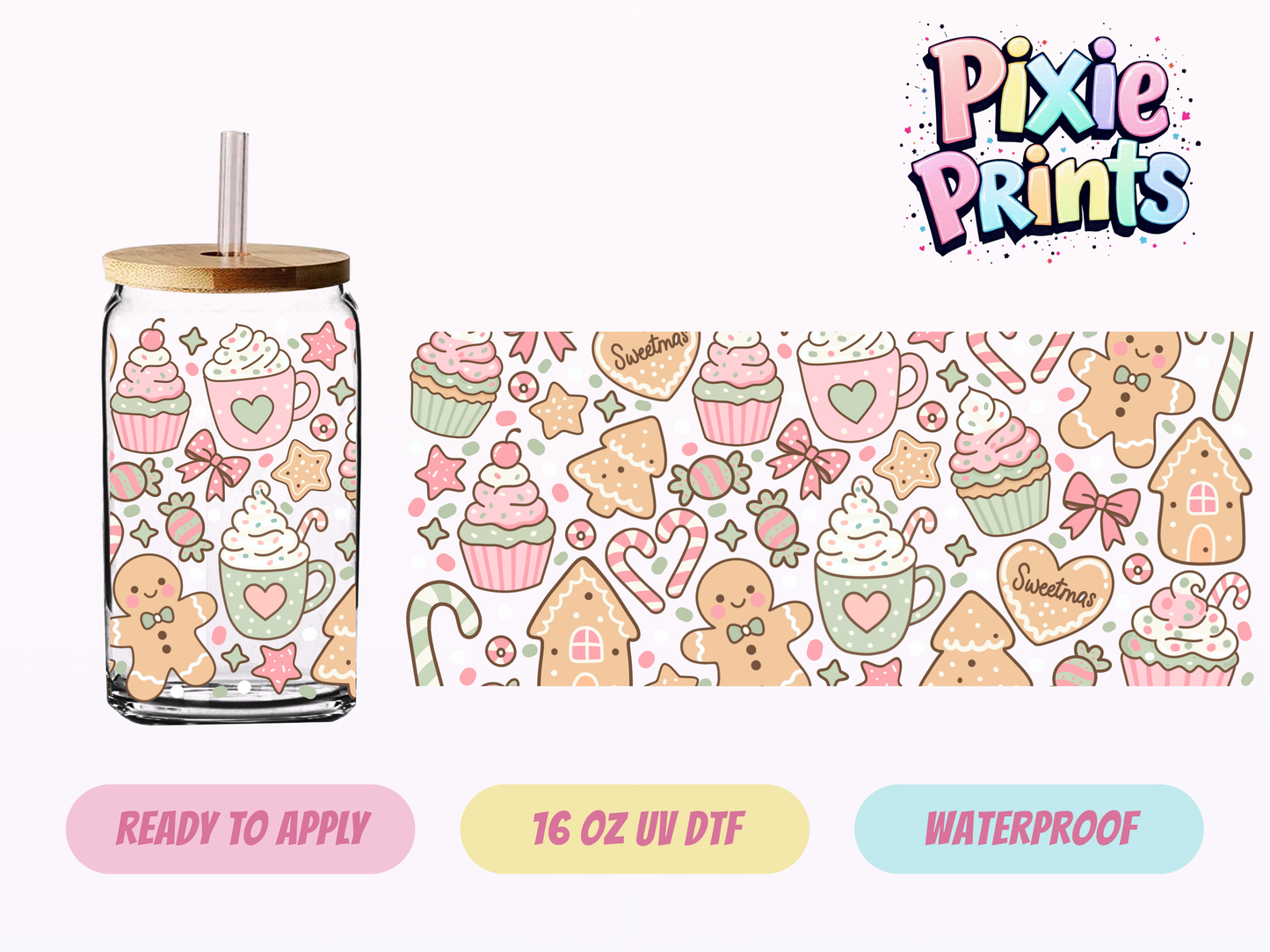 UVDTF #7068 16 OZ Tumbler Wrap