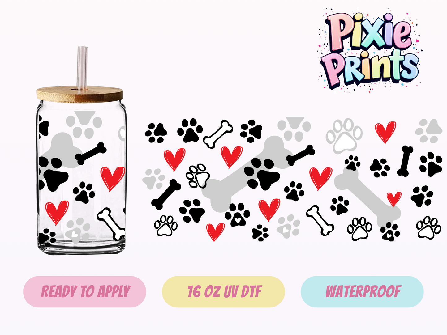 UVDTF #7102 16 OZ Tumbler Wrap