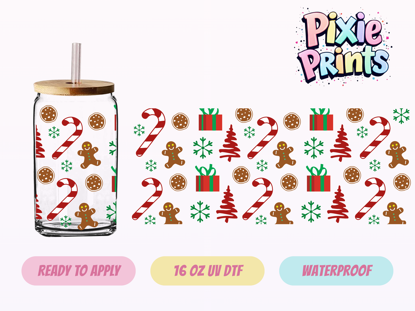 UVDTF #7043 16 OZ Tumbler Wrap