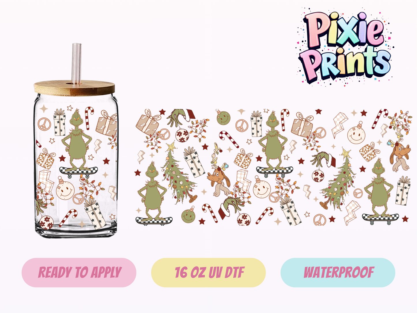 UVDTF #7032 16 OZ Tumbler Wrap