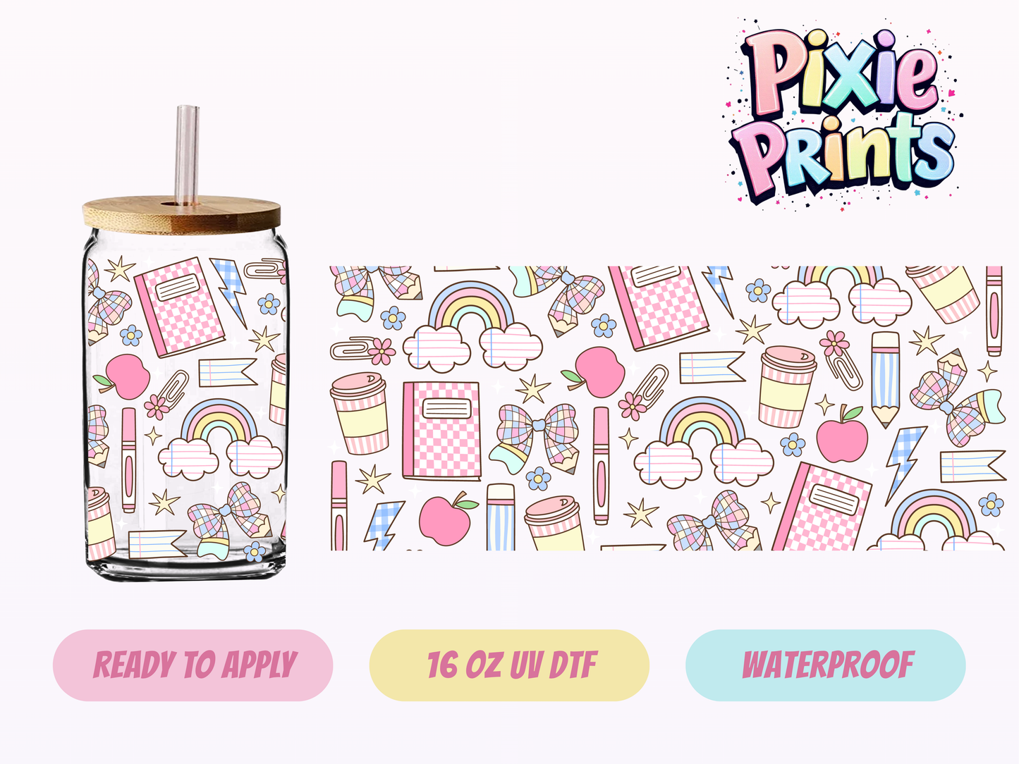 UVDTF #7017 16 OZ Tumbler Wrap