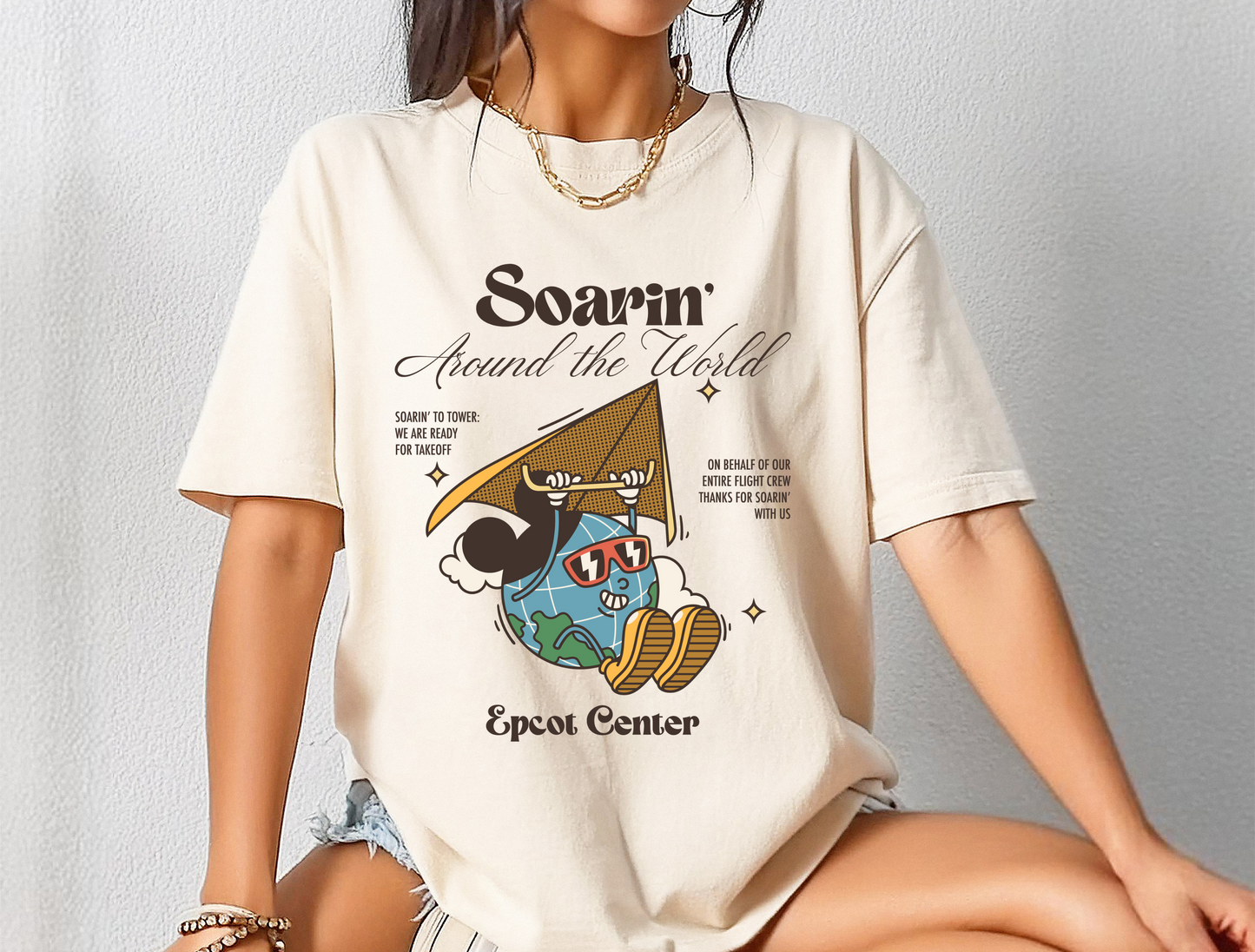 Magical Soarin Epcot DTF Ready to Press Transfer