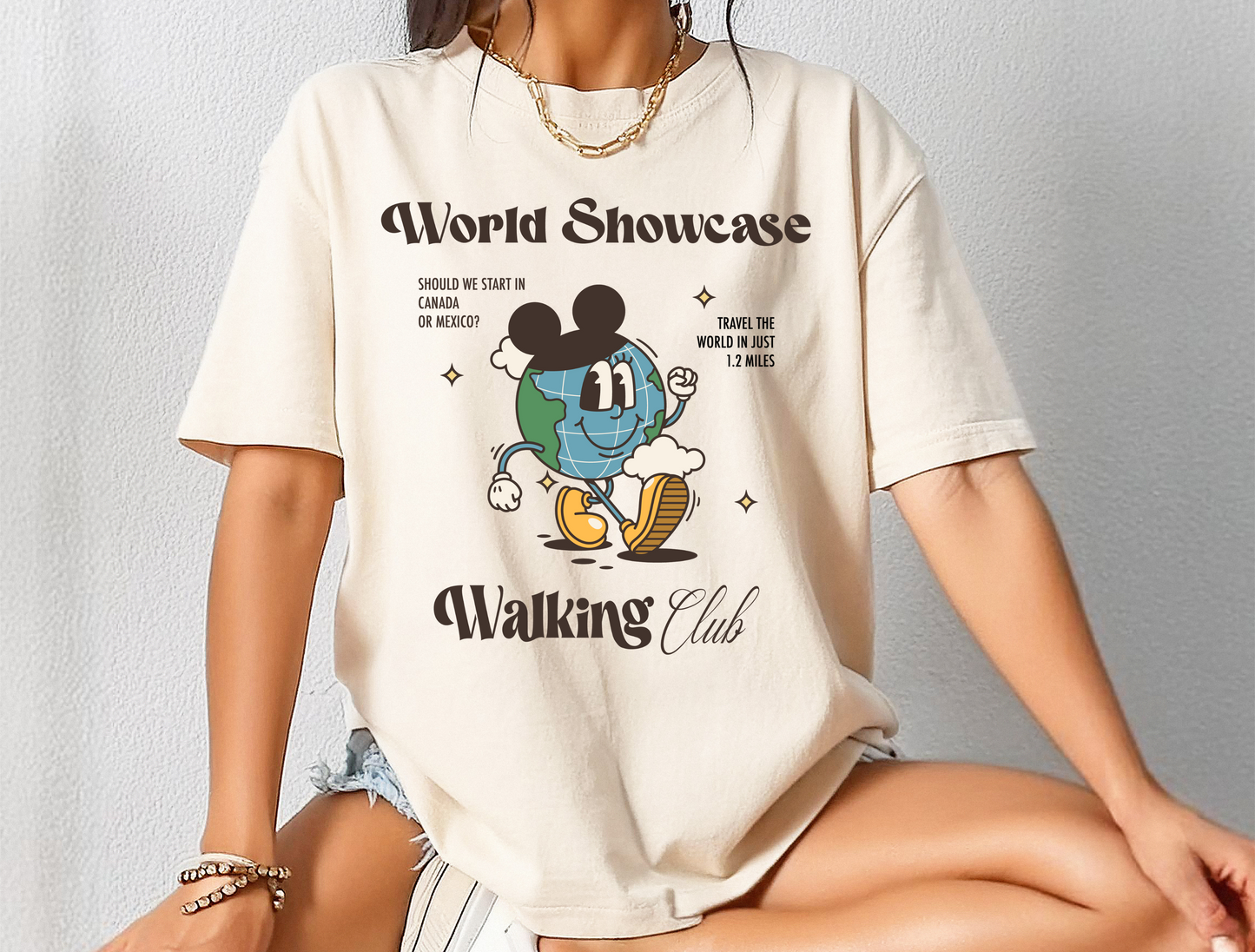 Magical Epcot Walking Club DTF Ready to Press Transfer