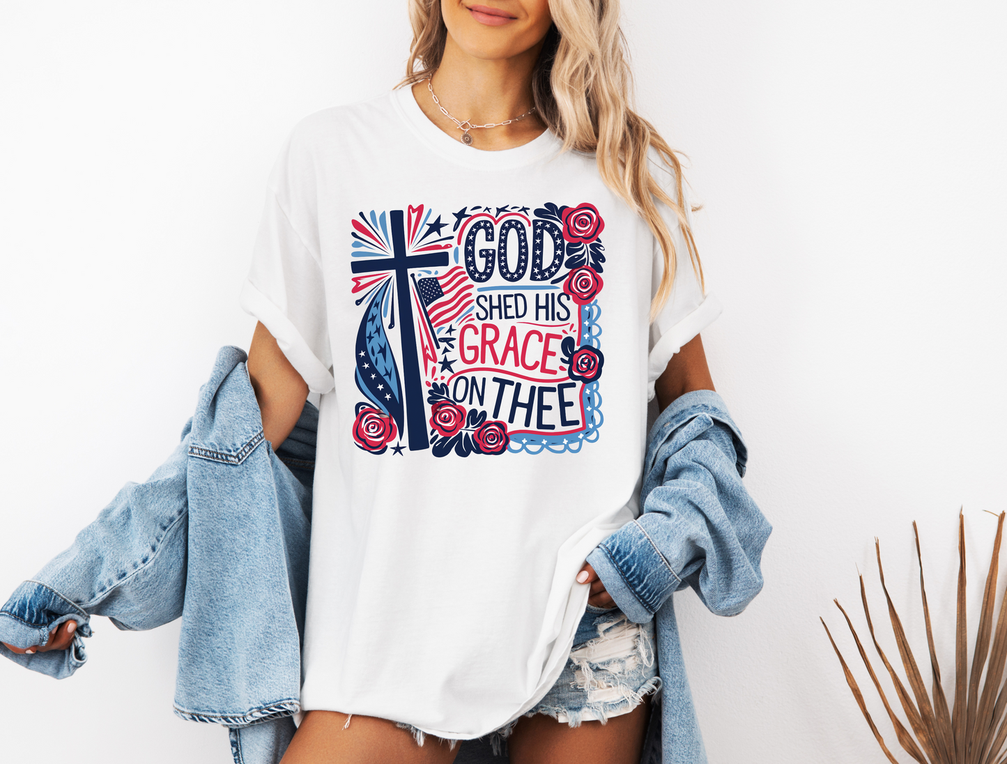 God Shed His Grace DTF Ready to Press Transfer