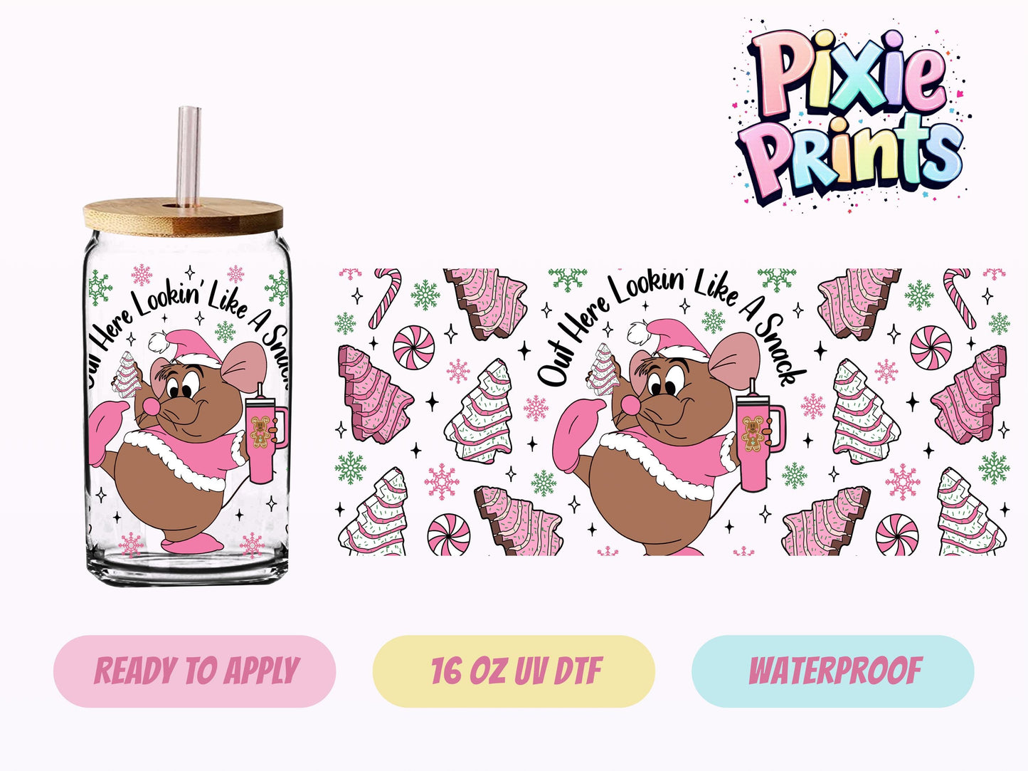 UVDTF #3000 16 OZ Tumbler Wrap