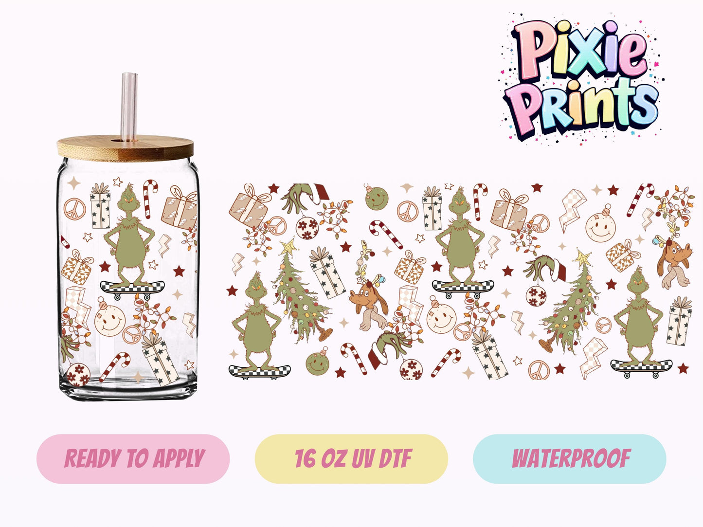 UVDTF #7032 16 OZ Tumbler Wrap