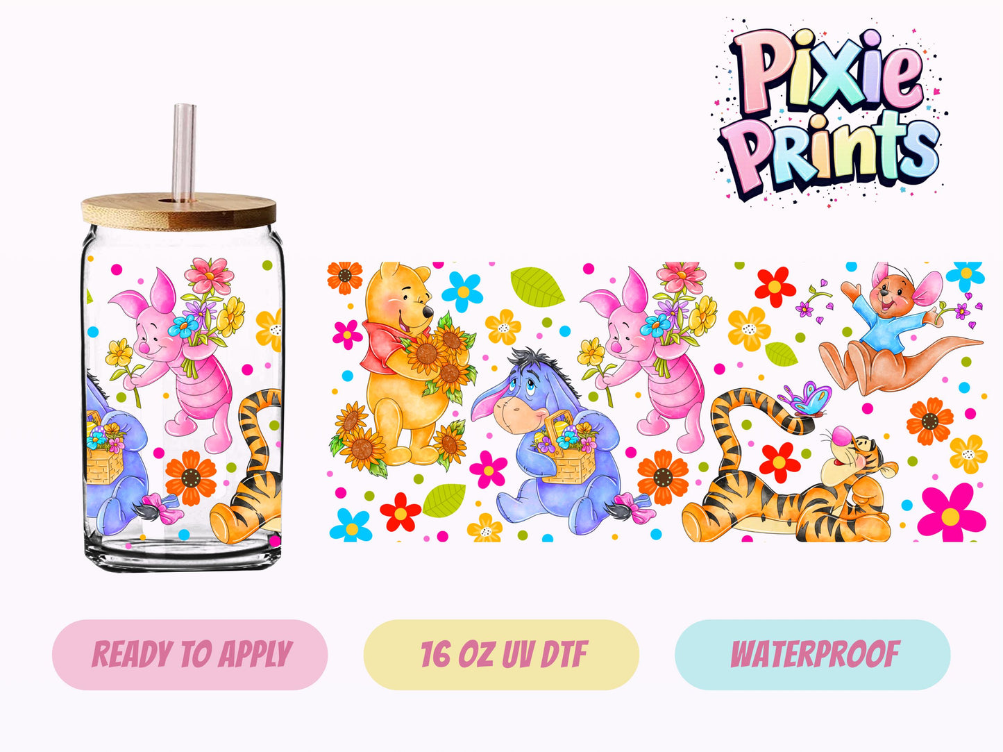 UVDTF #3019 16 OZ Tumbler Wrap