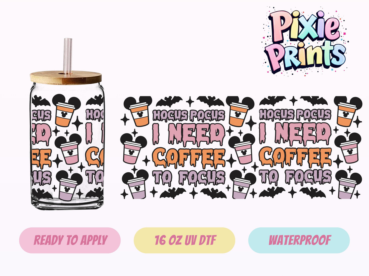 UVDTF #3045 16 OZ Tumbler Wrap