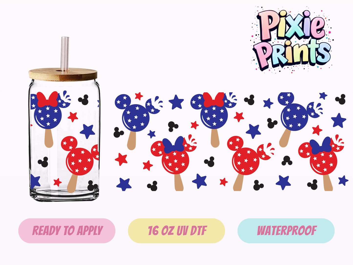 UVDTF #3125 16 OZ Tumbler Wrap