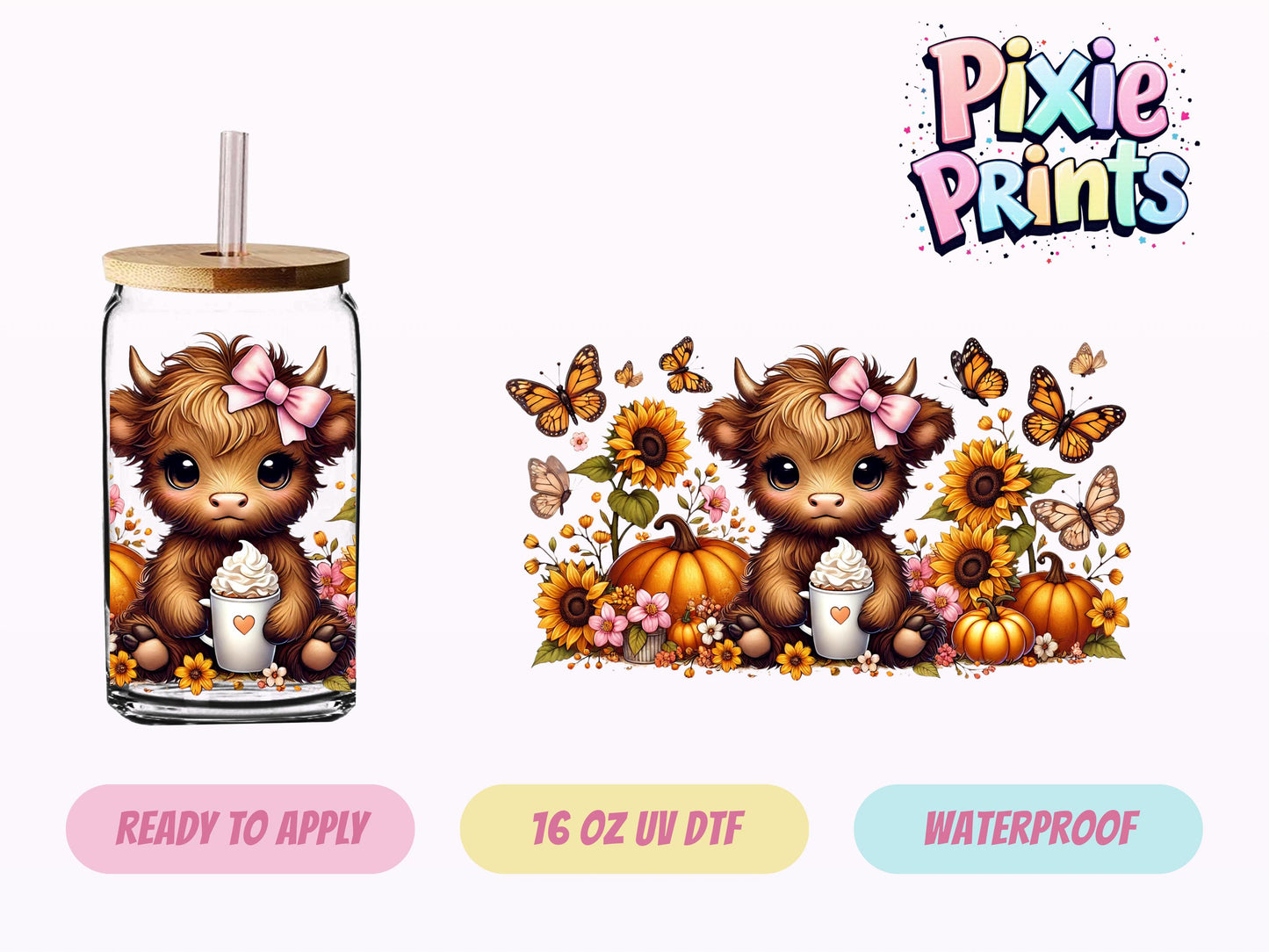 UVDTF #7027 16 OZ Tumbler Wrap