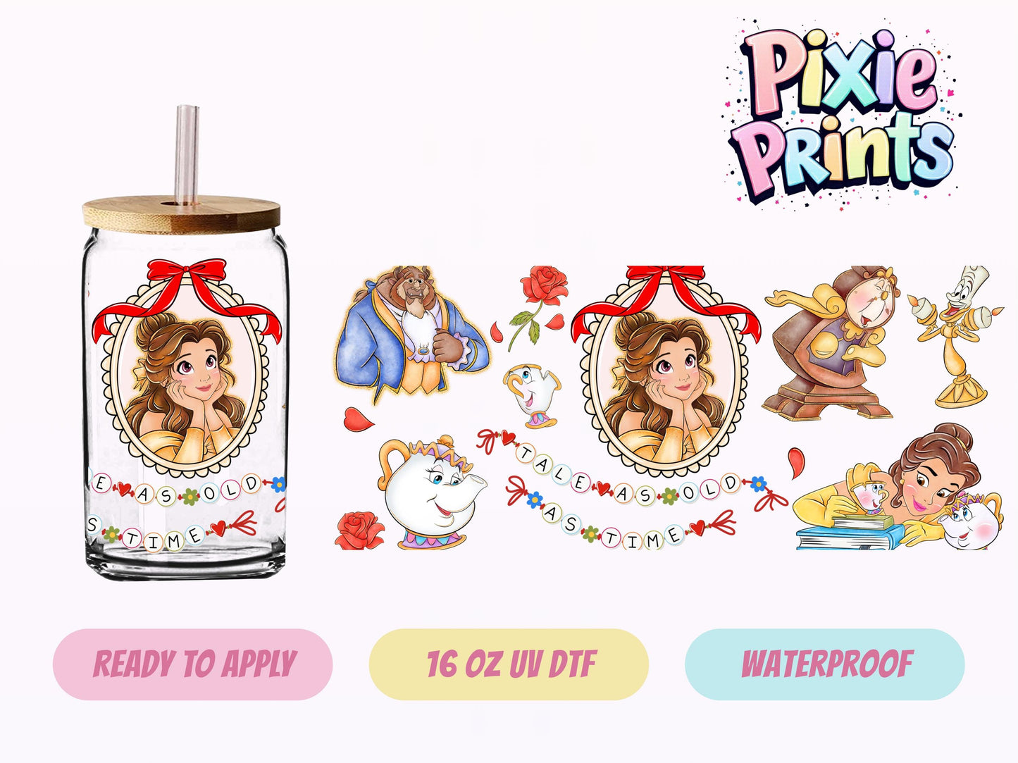 UVDTF #3022 16 OZ Tumbler Wrap