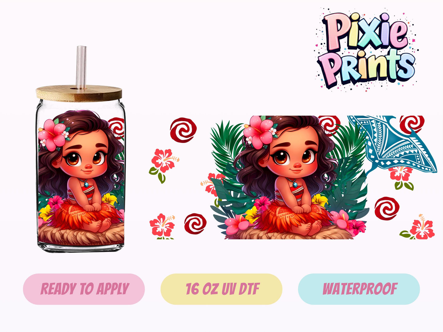 UVDTF #3004 16 OZ Tumbler Wrap