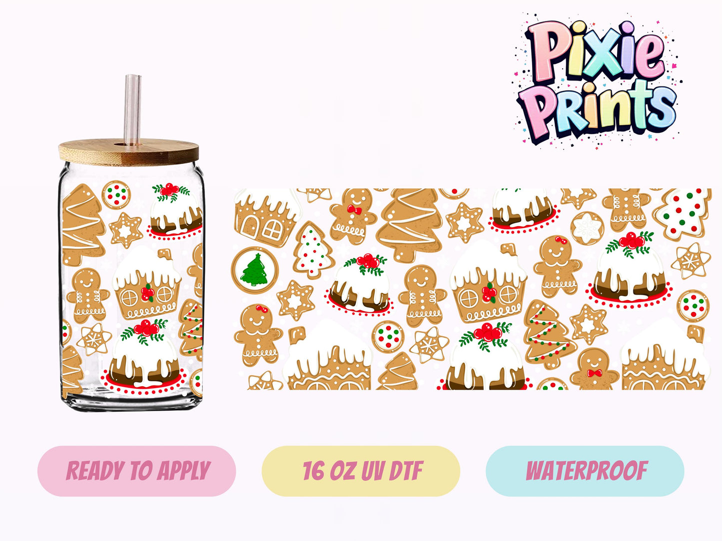 UVDTF #7073 16 OZ Tumbler Wrap