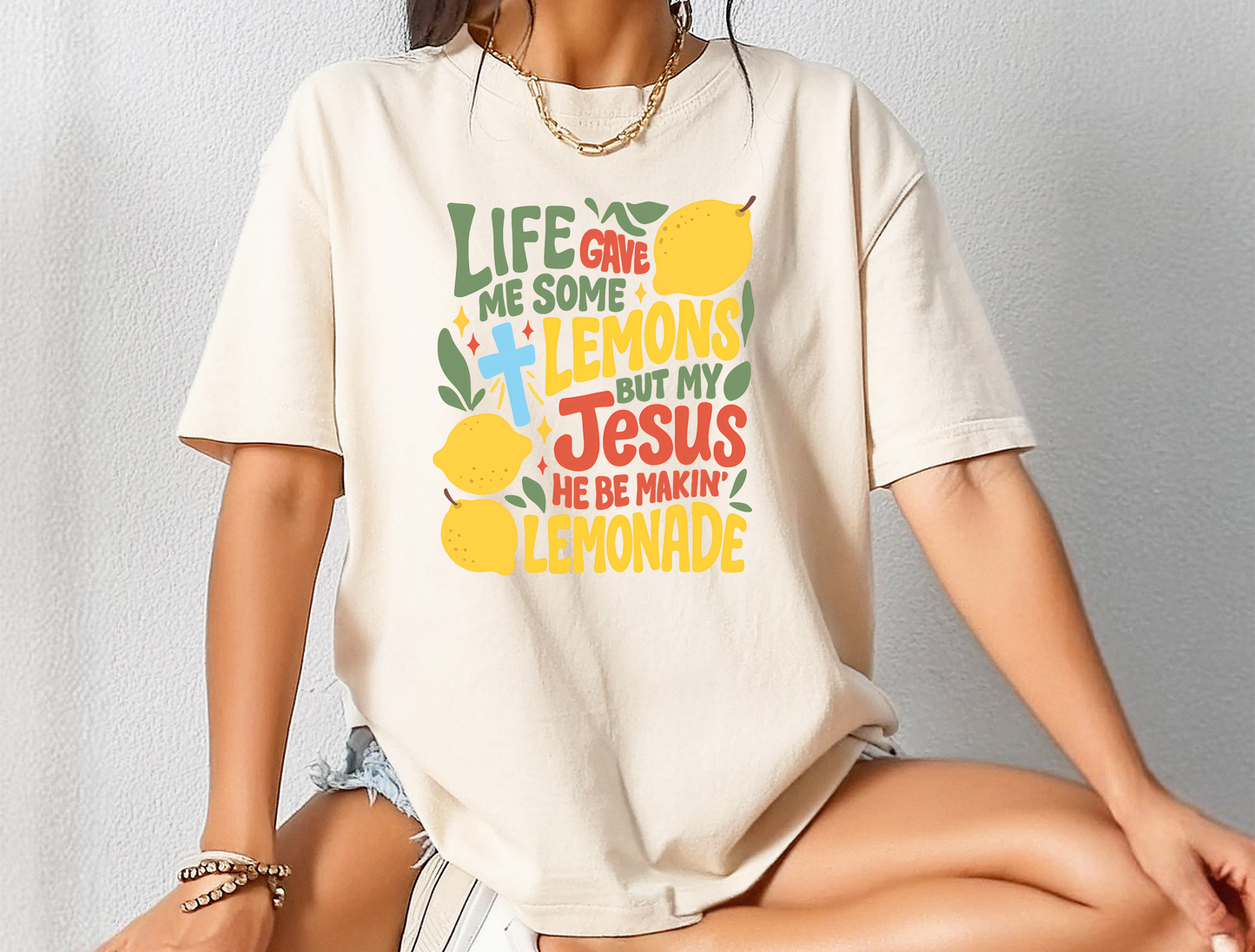 Life with Jesus DTF Ready to Press Transfer