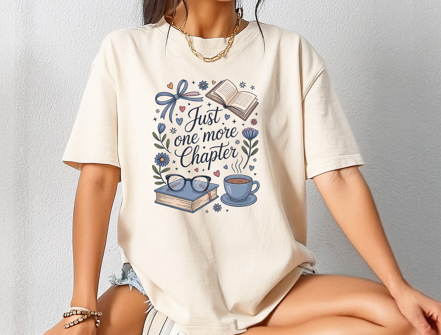 One More Chapter Book DTF Ready to Press Transfer