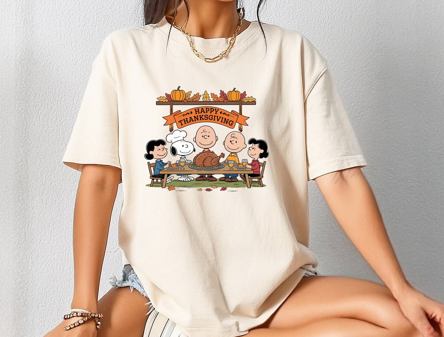 Fall Peanuts DTF Ready to Press Transfer