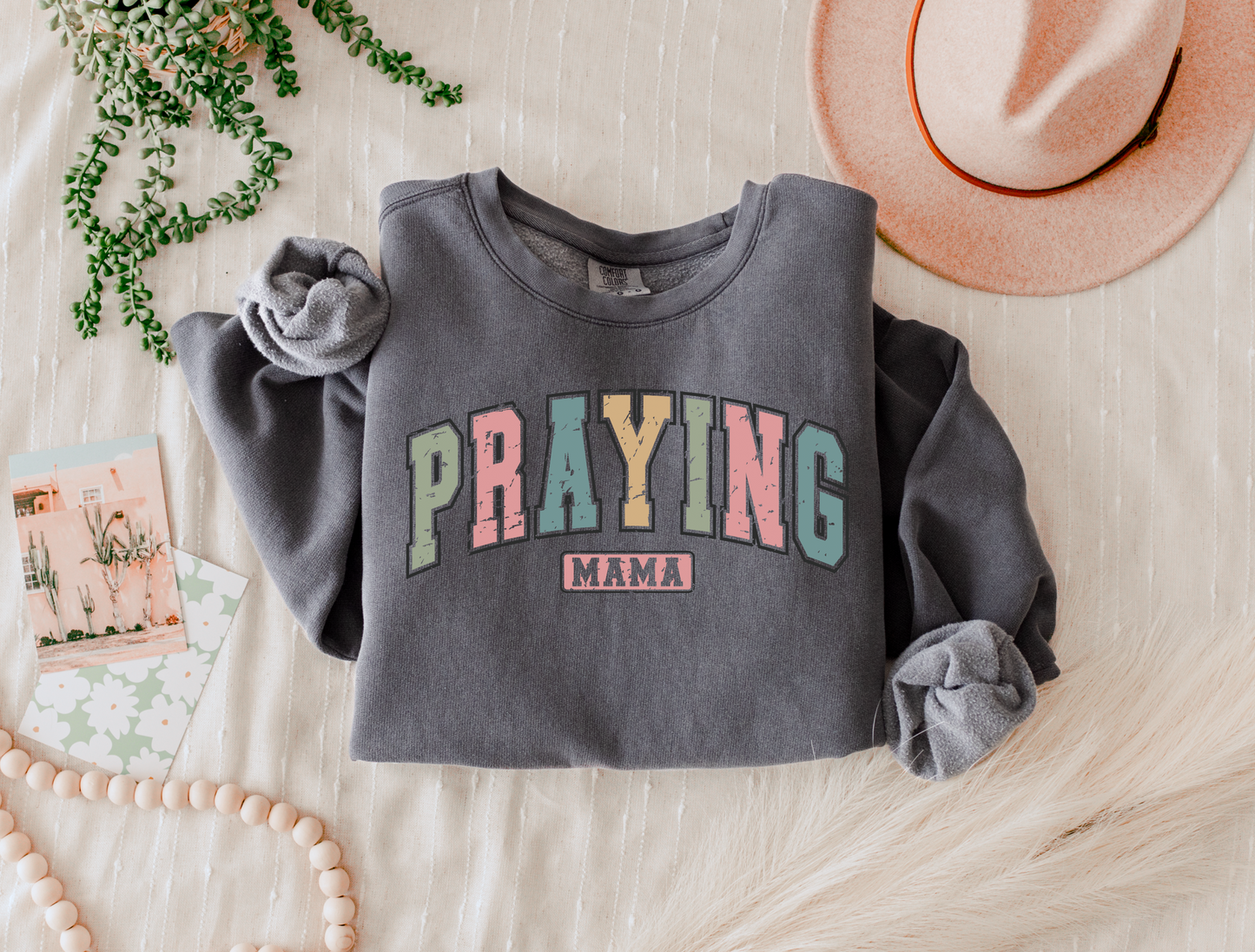 Praying Mama Christian DTF Ready to Press Transfer