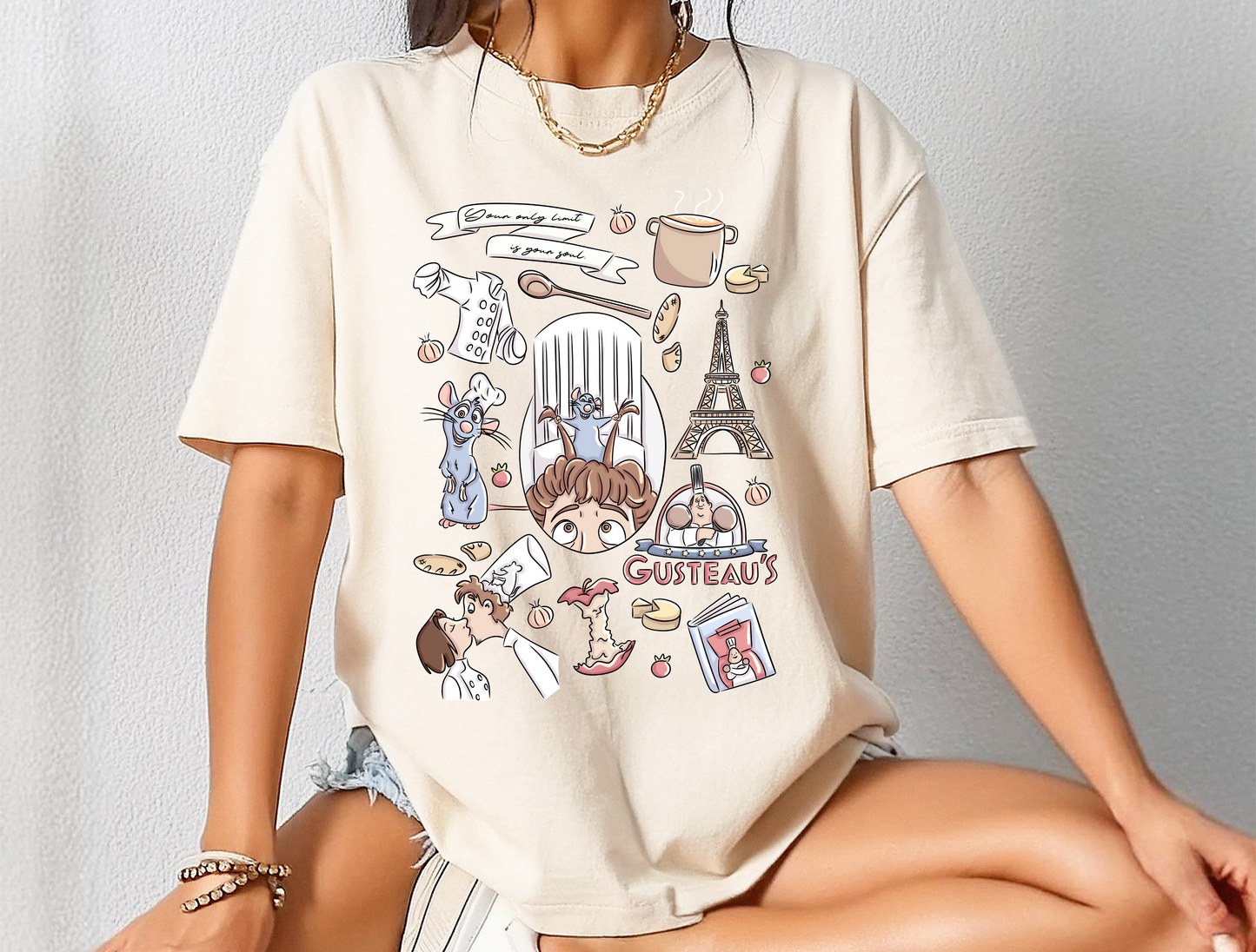 Magical Remy Mouse DTF Ready to Press Transfer