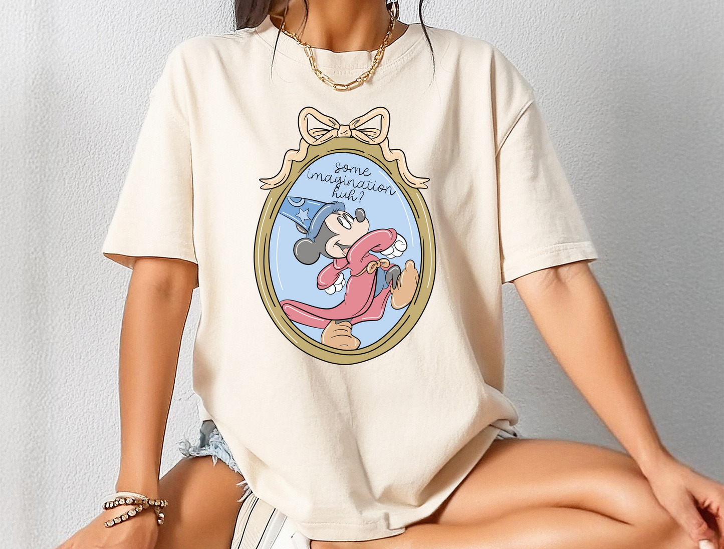 Magical Mouse Sorcerer DTF Ready to Press Transfer