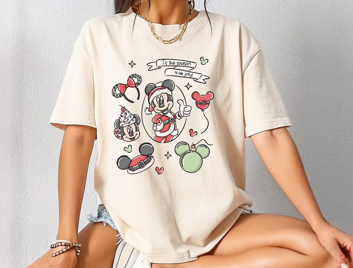 Magical Mouse Christmas Coquette DTF Ready to Press Transfer