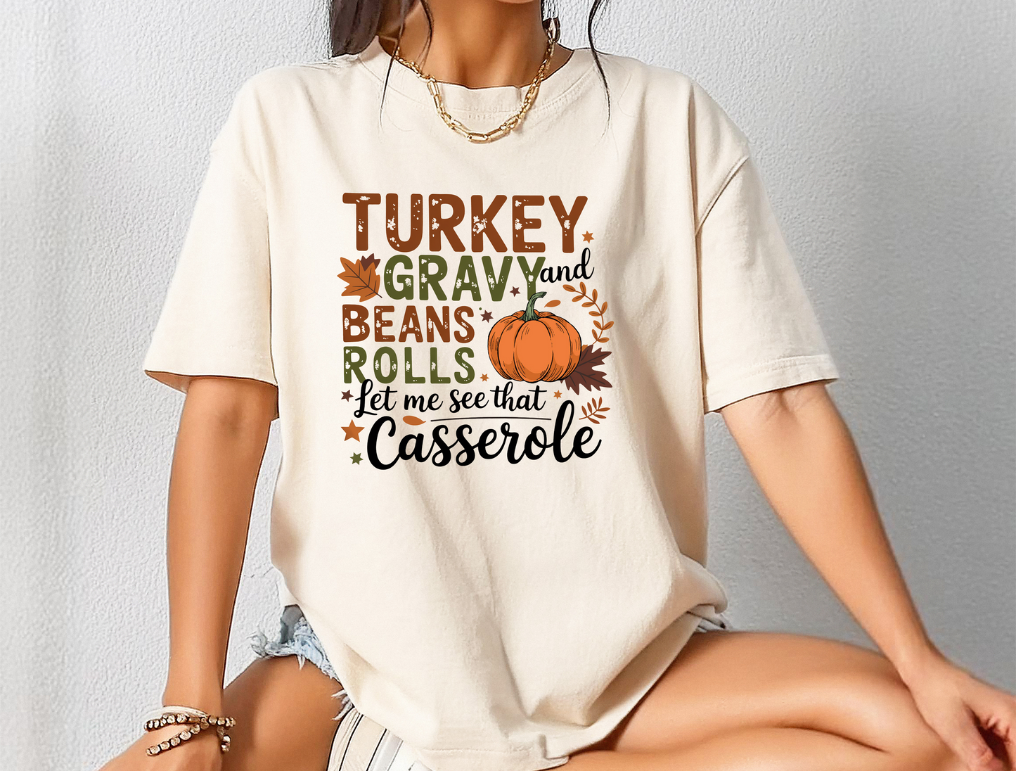 Fall Thanksgiving DTF Ready to Press Transfer