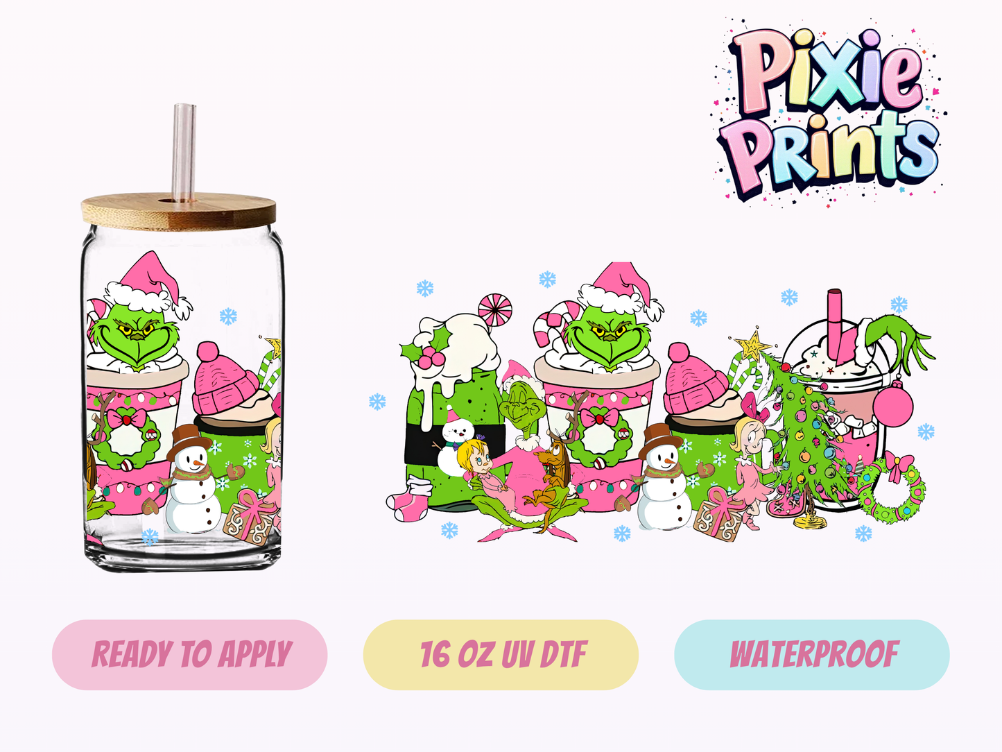 UVDTF #7088 16 OZ Tumbler Wrap