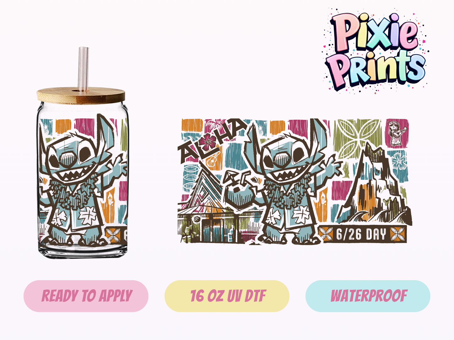 UVDTF #3127 16 OZ Tumbler Wrap