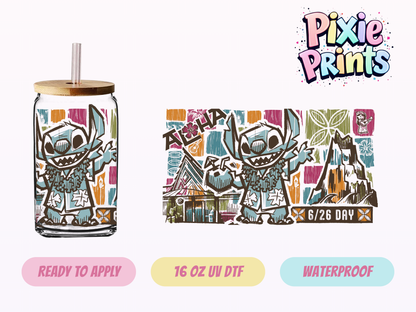 UVDTF #3127 16 OZ Tumbler Wrap
