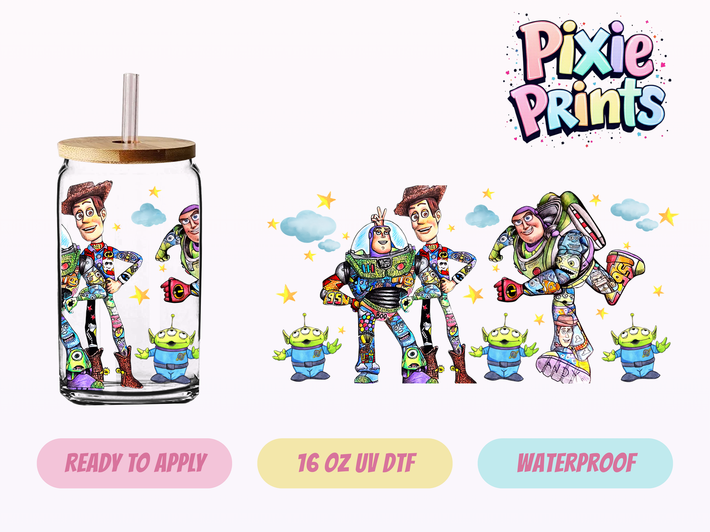 UVDTF #3127 16 OZ Tumbler Wrap