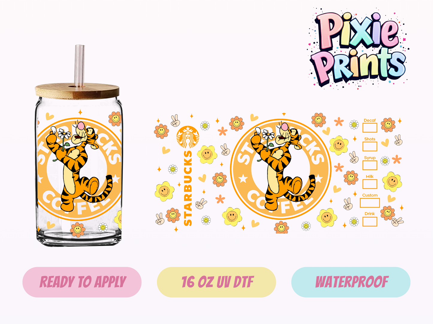 UVDTF #3127 16 OZ Tumbler Wrap