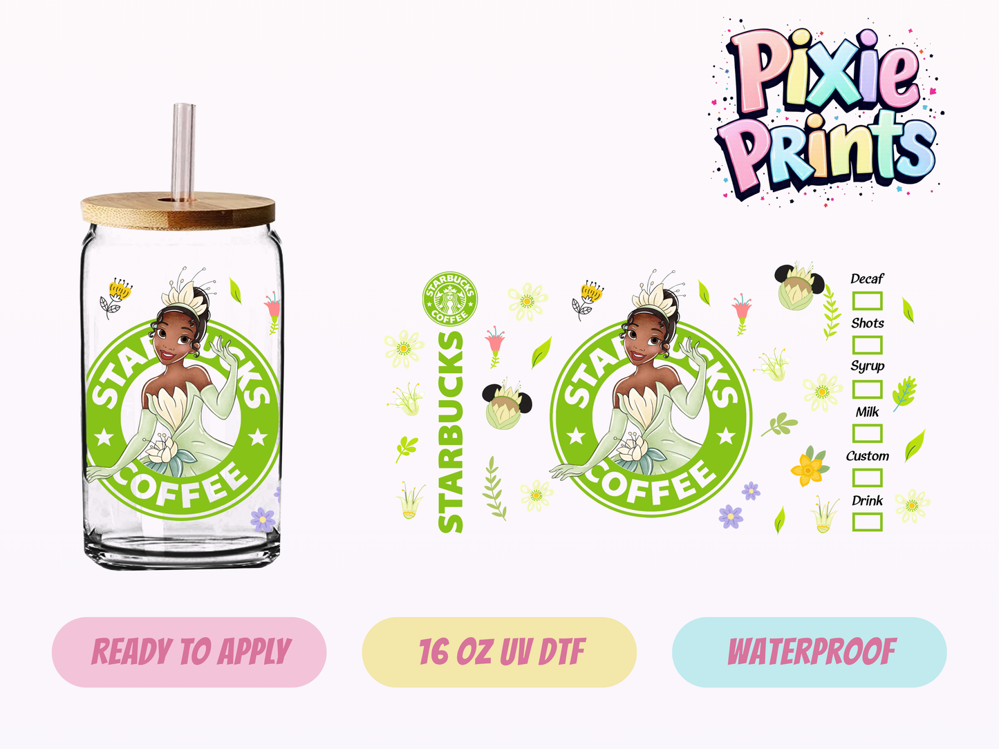 UVDTF #3200 16 OZ Tumbler Wrap