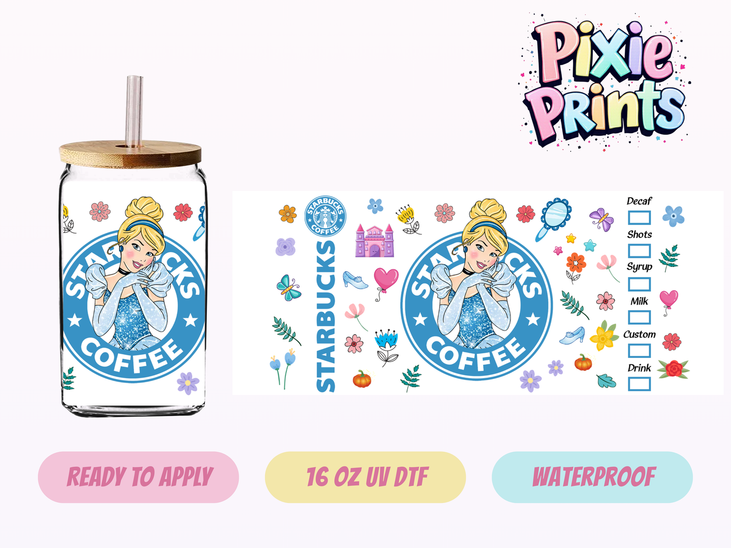 UVDTF #3127 16 OZ Tumbler Wrap