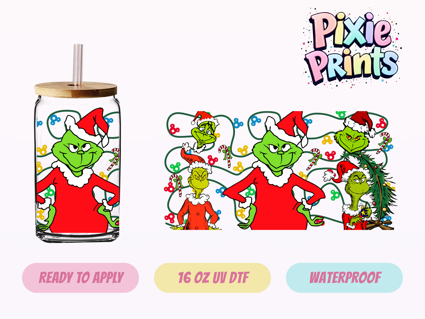 UVDTF #7174 16 OZ Tumbler Wrap