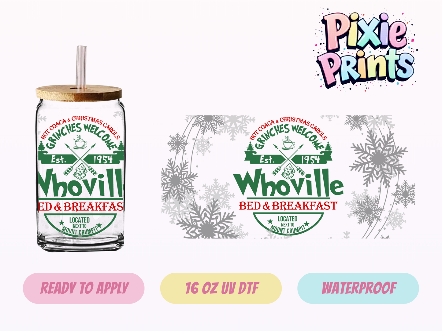 UVDTF #7088 16 OZ Tumbler Wrap