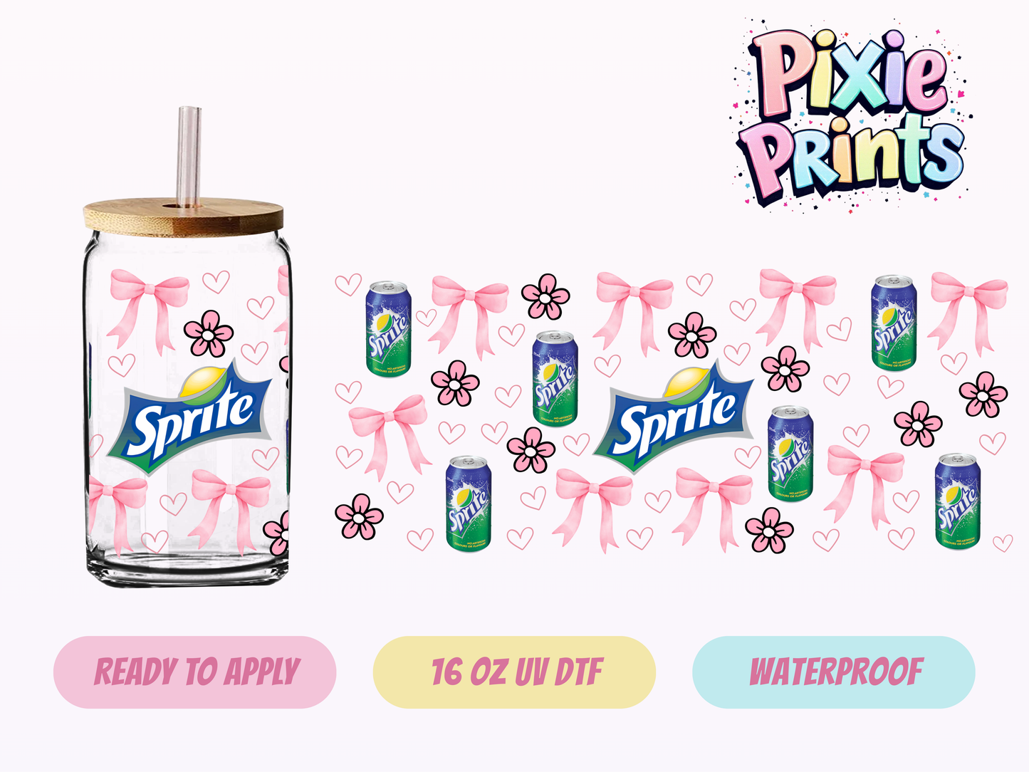 UVDTF #7088 16 OZ Tumbler Wrap