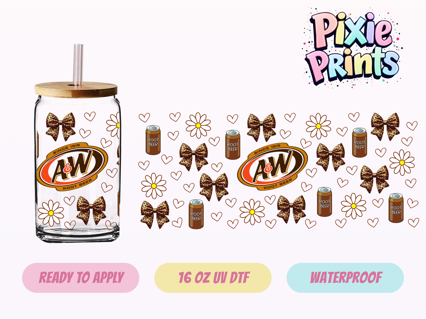 UVDTF #7088 16 OZ Tumbler Wrap