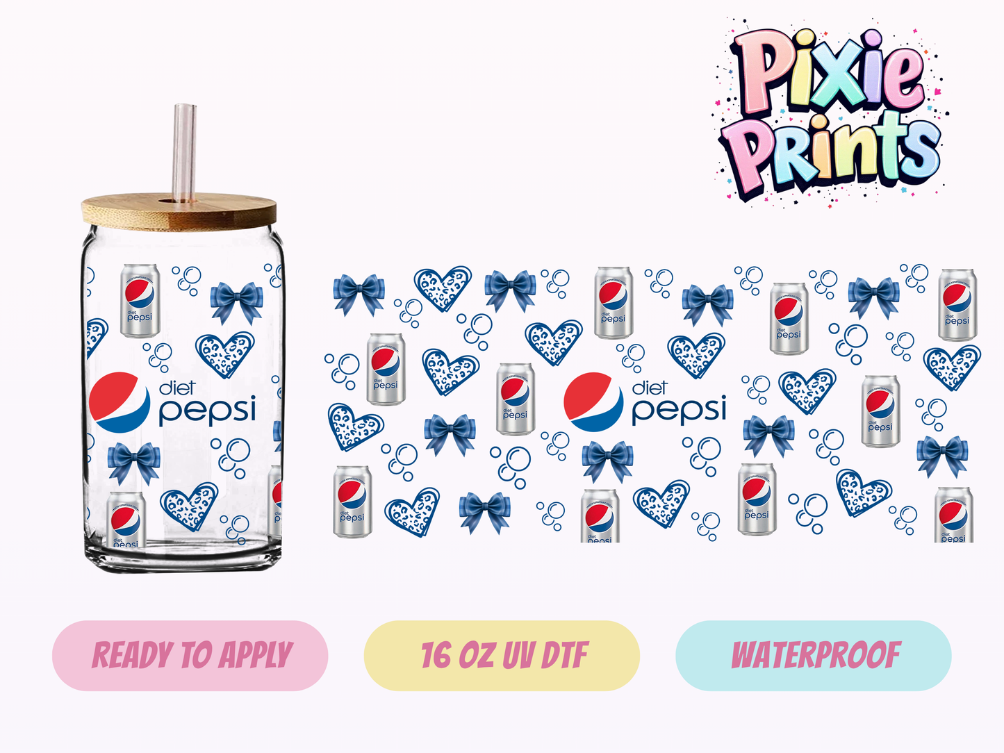 UVDTF #7088 16 OZ Tumbler Wrap