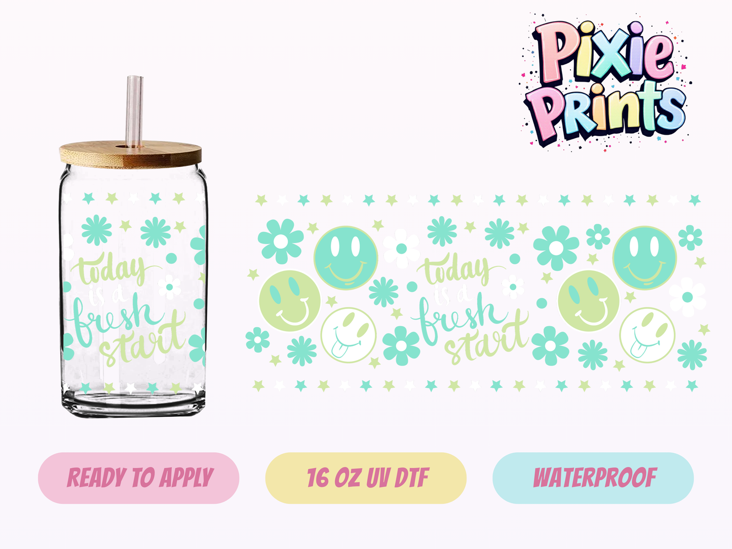 UVDTF #7088 16 OZ Tumbler Wrap