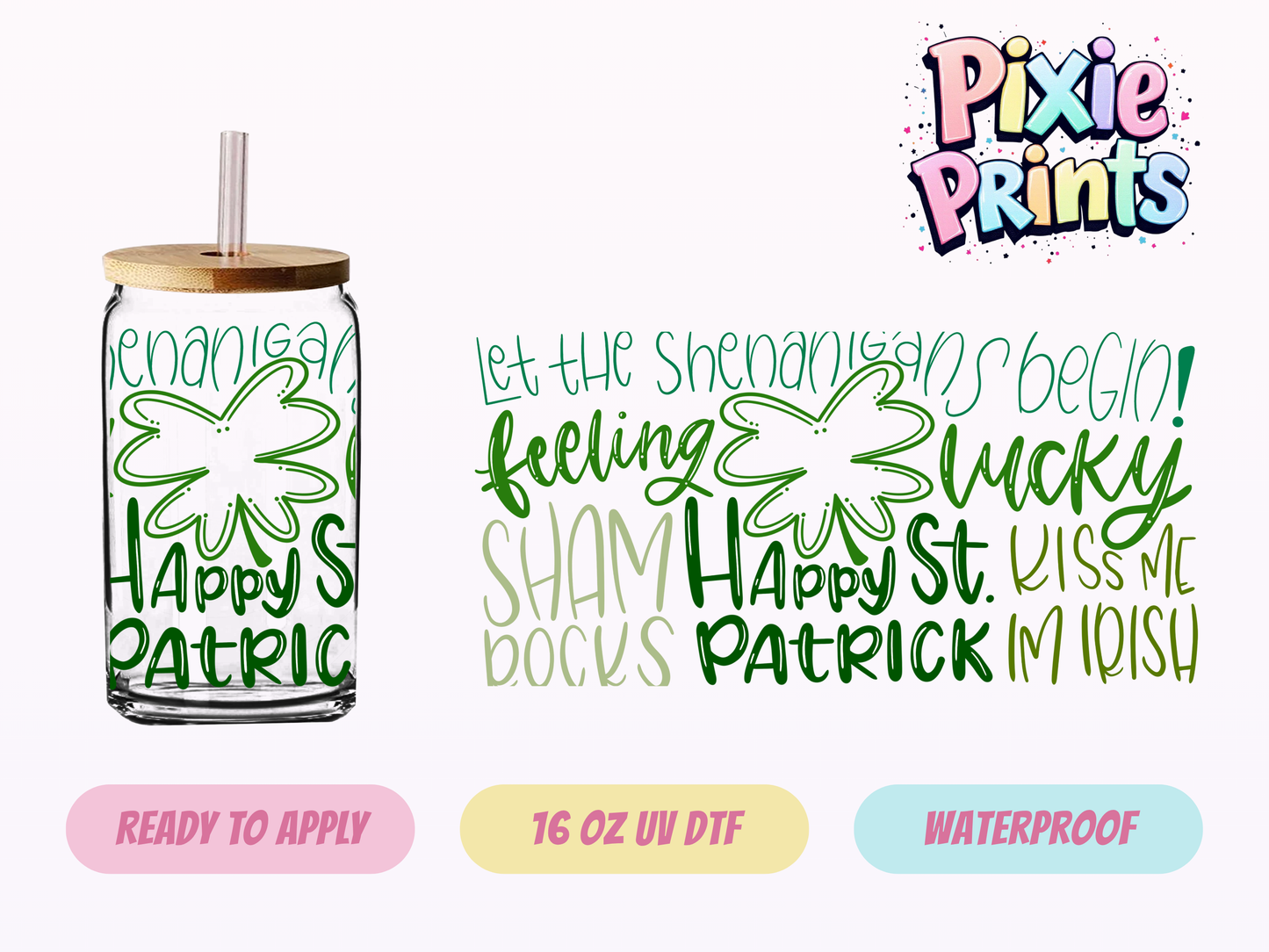 UVDTF #7207 16 OZ Tumbler Wrap