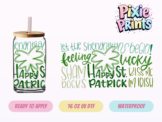 UVDTF #7207 16 OZ Tumbler Wrap