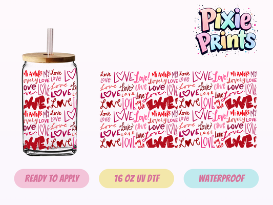 UVDTF #7209 16 OZ Tumbler Wrap