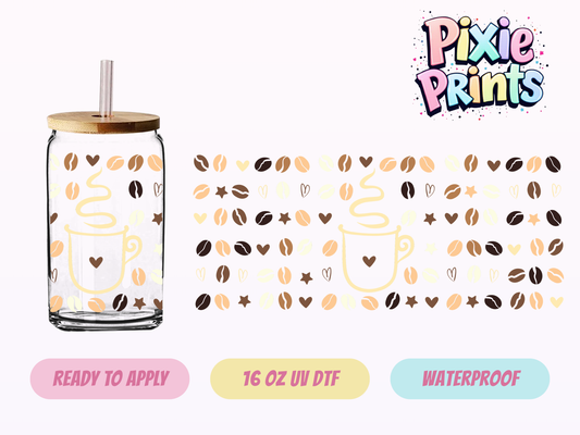 UVDTF #7214 16 OZ Tumbler Wrap