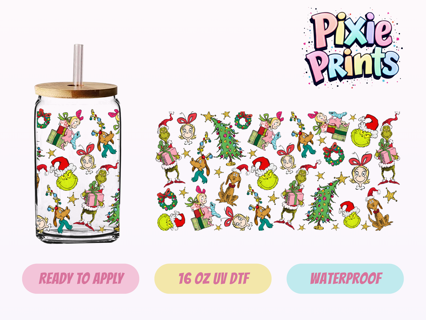 UVDTF #7088 16 OZ Tumbler Wrap