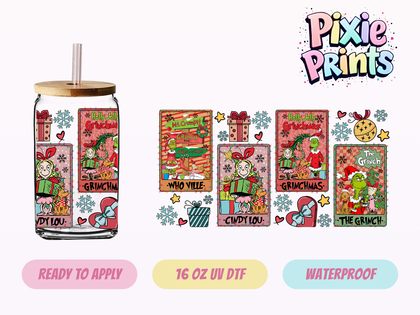 UVDTF #7217 16 OZ Tumbler Wrap