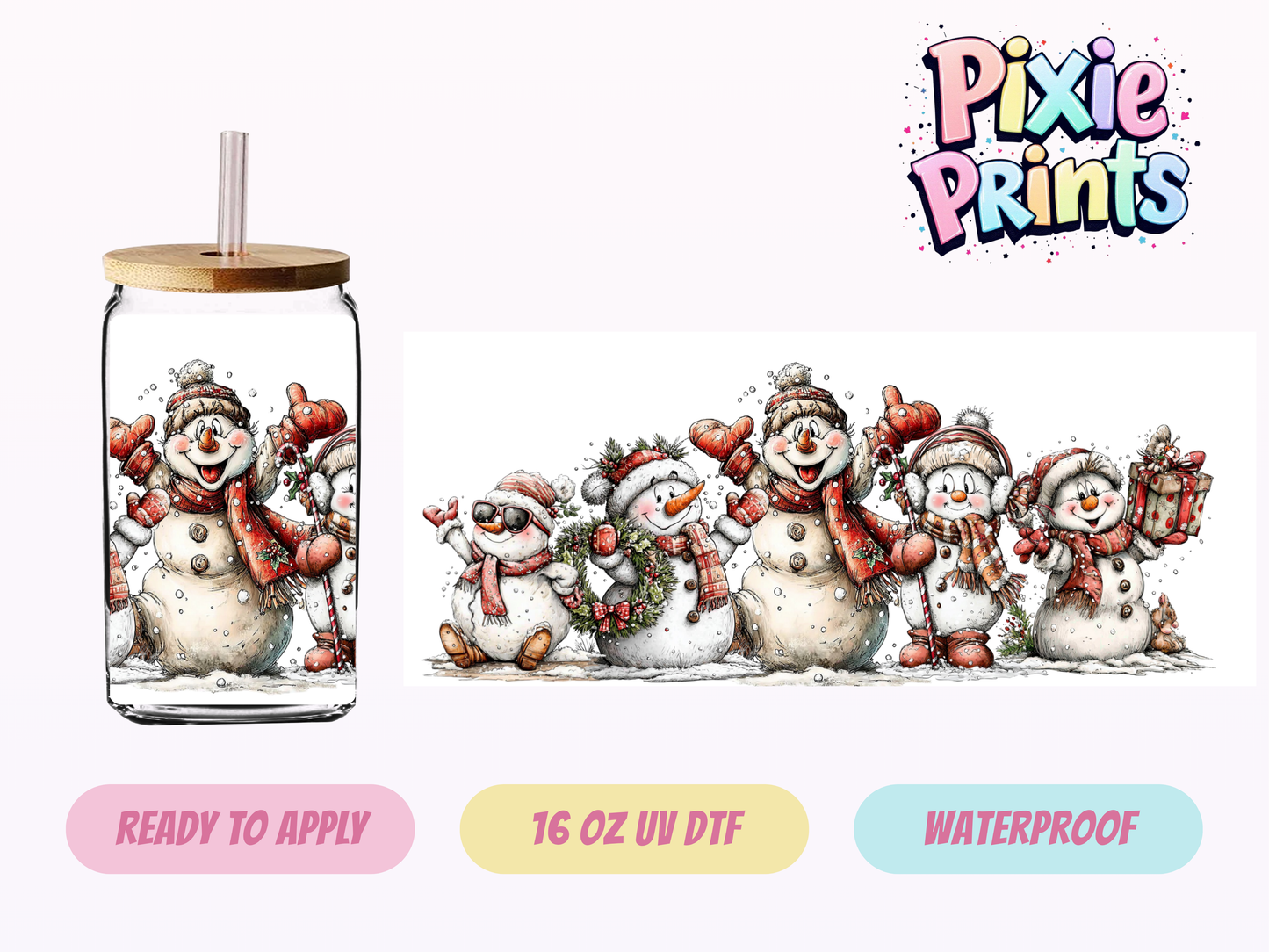 UVDTF #7221 16 OZ Tumbler Wrap