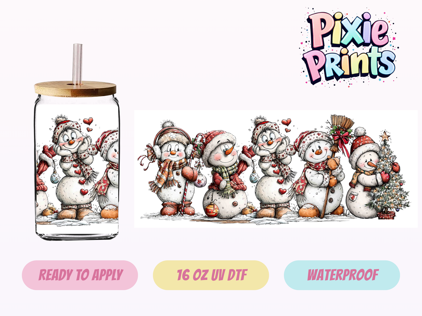 UVDTF #7088 16 OZ Tumbler Wrap