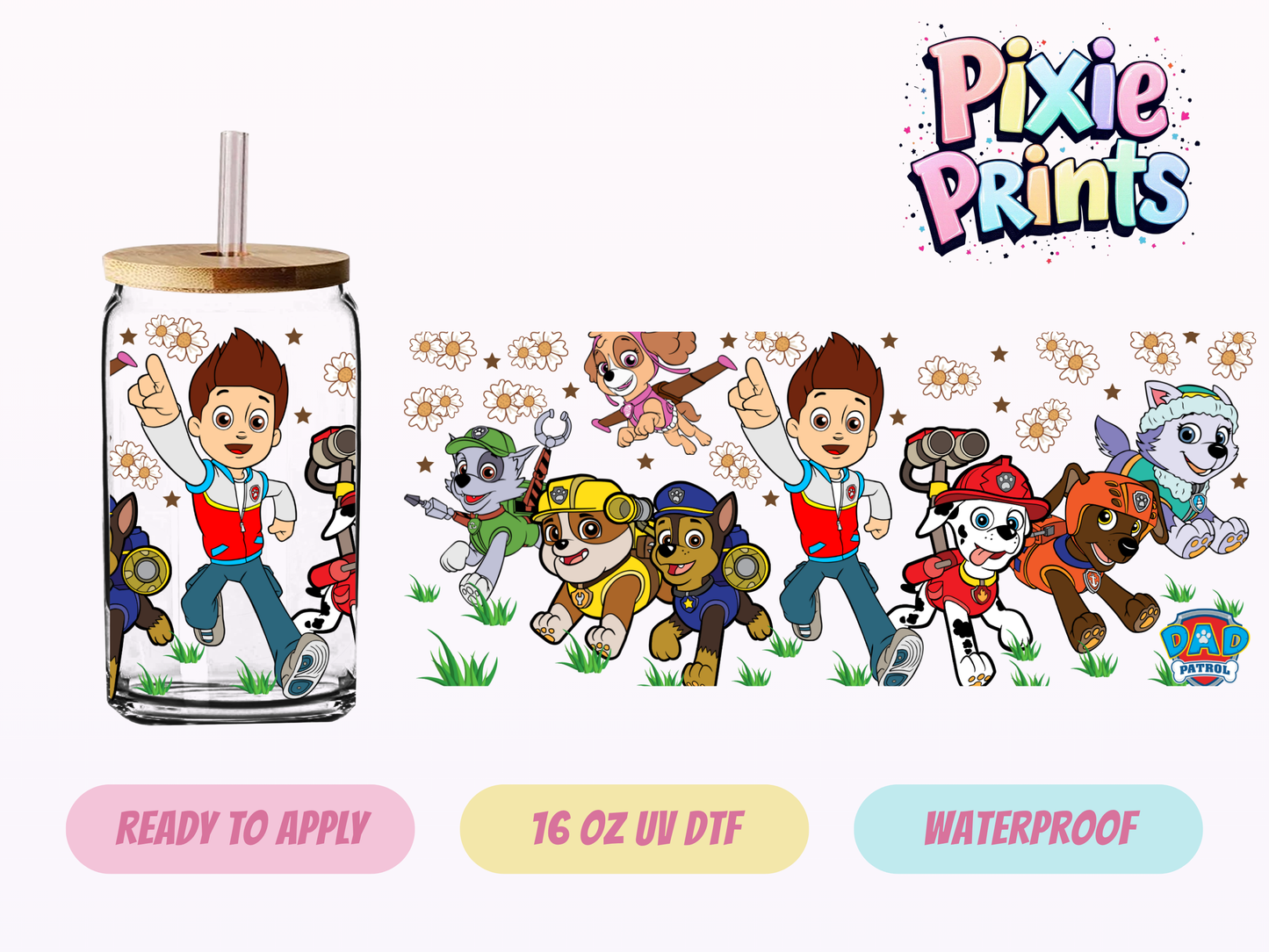 UVDTF #7088 16 OZ Tumbler Wrap